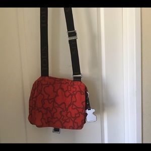 Red TOUS crossbody purse